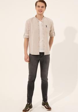 Erkek Haki Gömlek Uzunkol - 50246340007