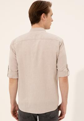 Erkek Haki Gömlek Uzunkol - 50246340007