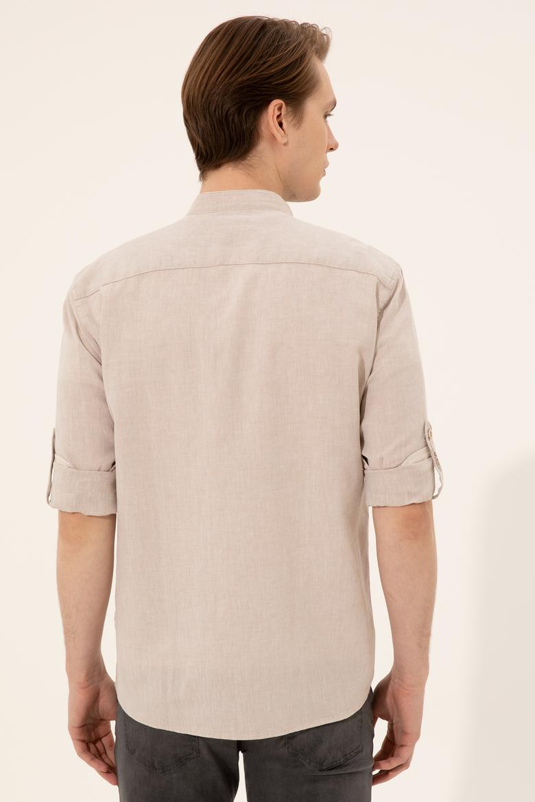 Erkek Haki Gömlek Uzunkol - 50246340007