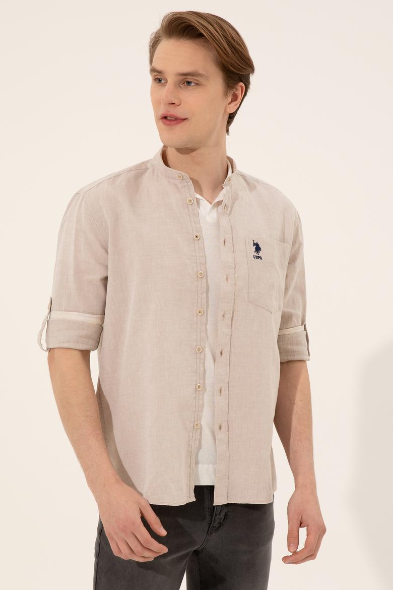 Erkek Haki Gömlek Uzunkol - 50246340007