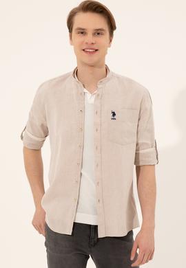 Erkek Haki Gömlek Uzunkol - 50246340007