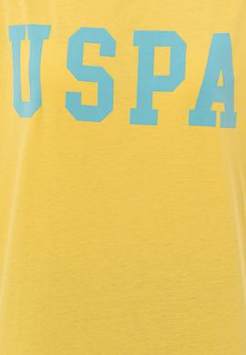 Kadın Açık Sarı Bisiklet Yaka Tişört - 50249001088