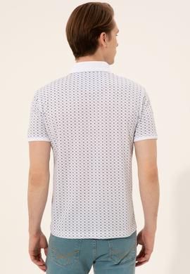 Erkek Beyaz Polo Yaka Tişört - 50249156010