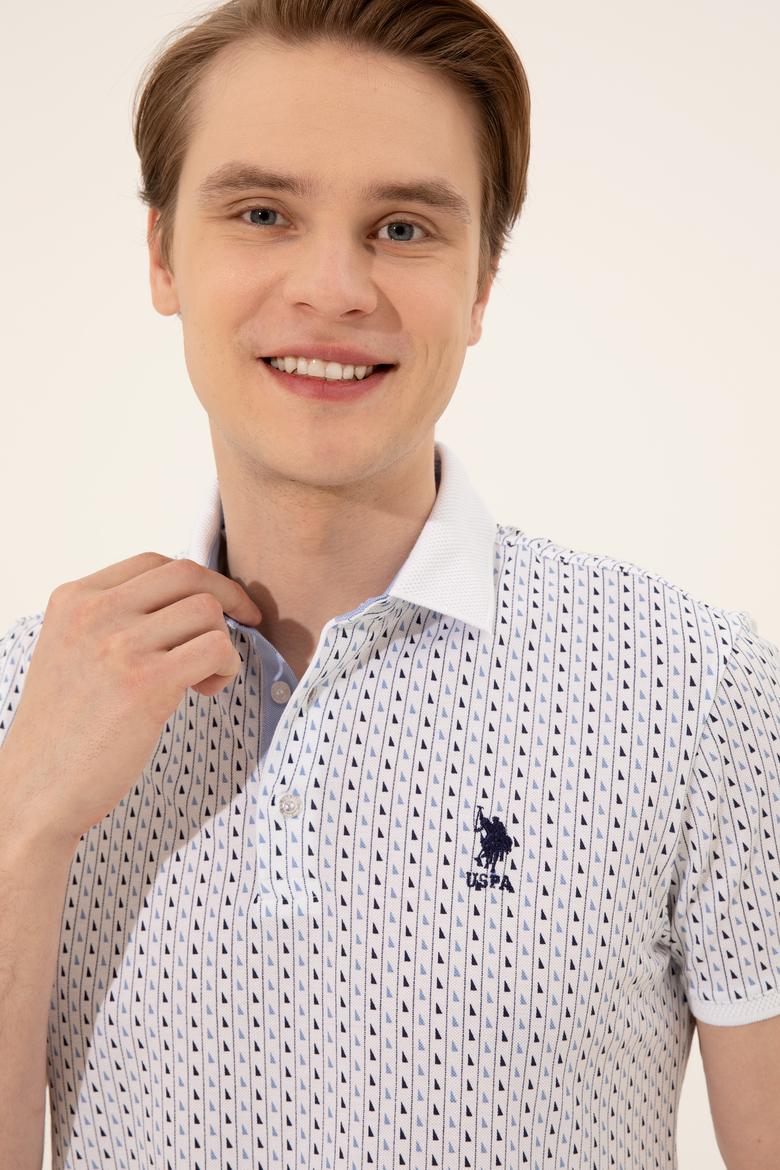 Erkek Beyaz Polo Yaka Tişört - 50249156010