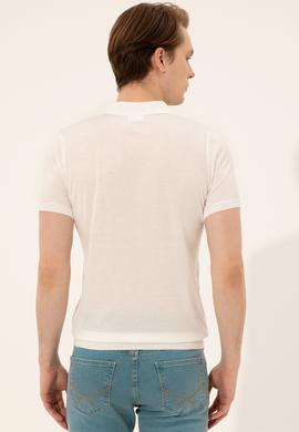 Erkek Ekru Triko Kazak - 50254495019