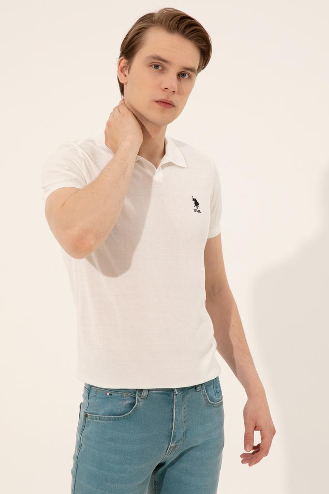 Erkek Ekru Triko Kazak