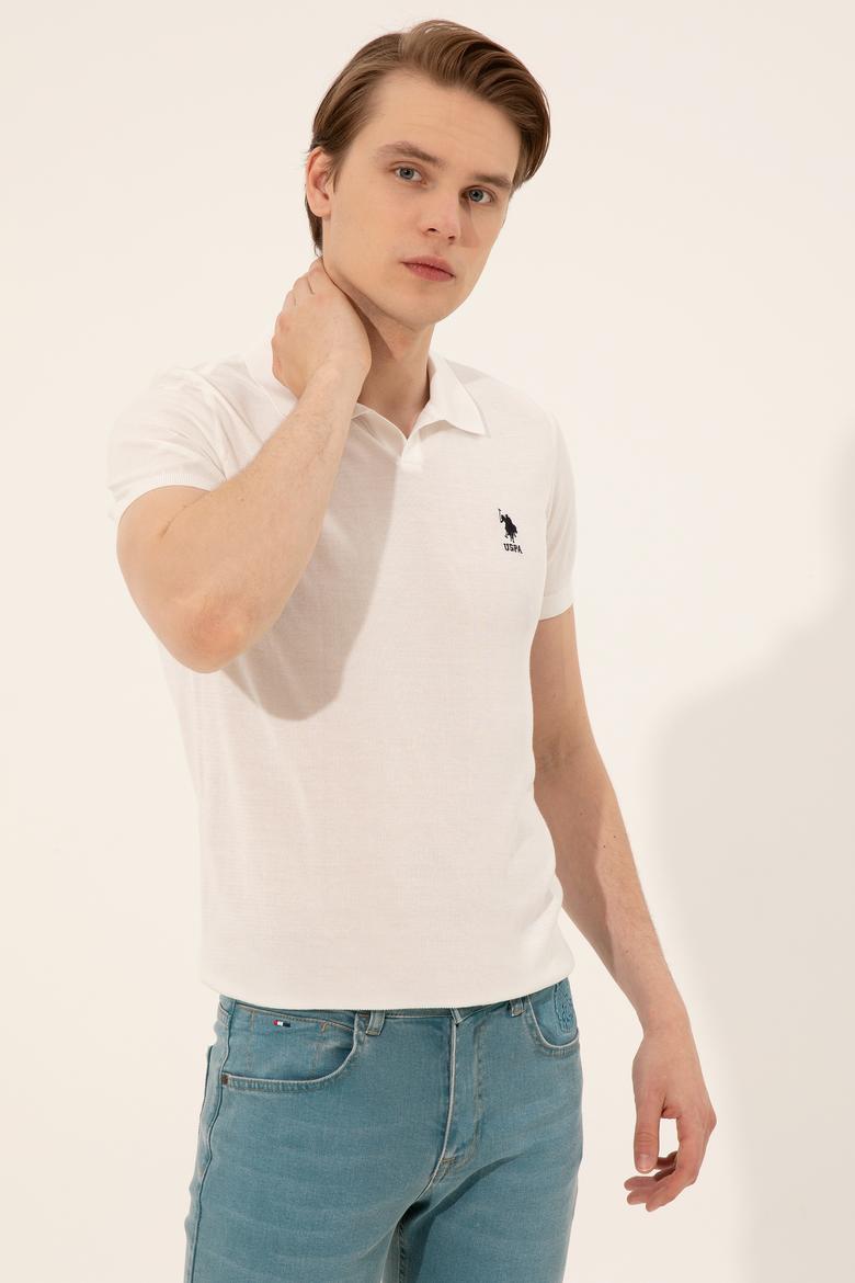 Erkek Ekru Triko Kazak