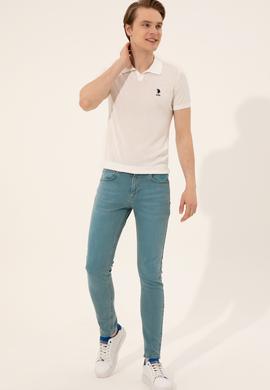 Erkek Ekru Triko Kazak - 50254495019