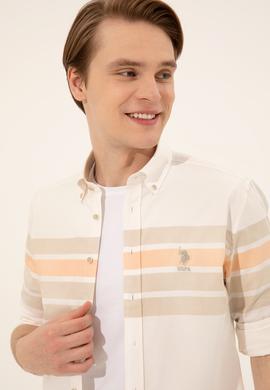 Erkek Turuncu Uzun Kollu Gömlek - 50246189007