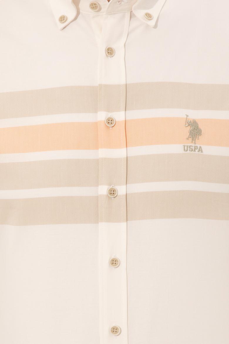 Erkek Turuncu Uzun Kollu Gömlek - 50246189007