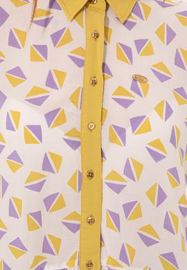 Kadın Safran Uzun Kollu Gömlek - 50246758006