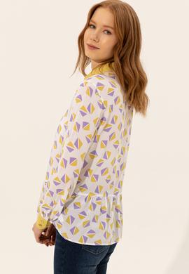 Kadın Safran Uzun Kollu Gömlek - 50246758006