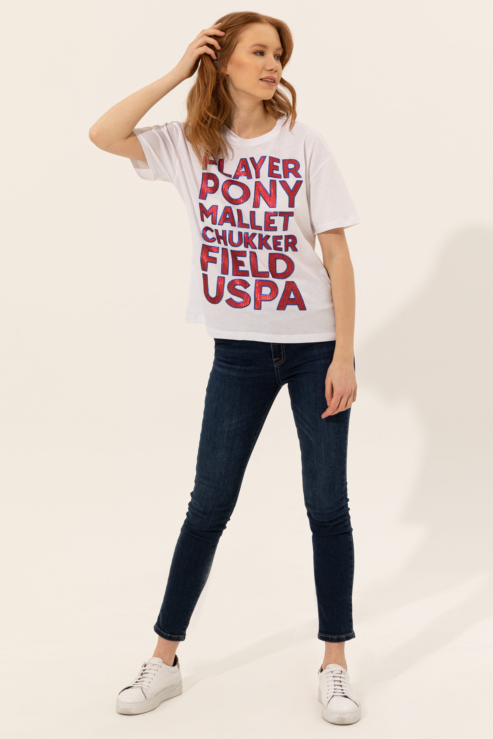 تی شرت Oversize زنانه یو اس پولو | U.S. Polo Assn. - تصویر 3
