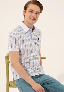 Erkek Beyaz Polo Yaka Tişört - 50249156010