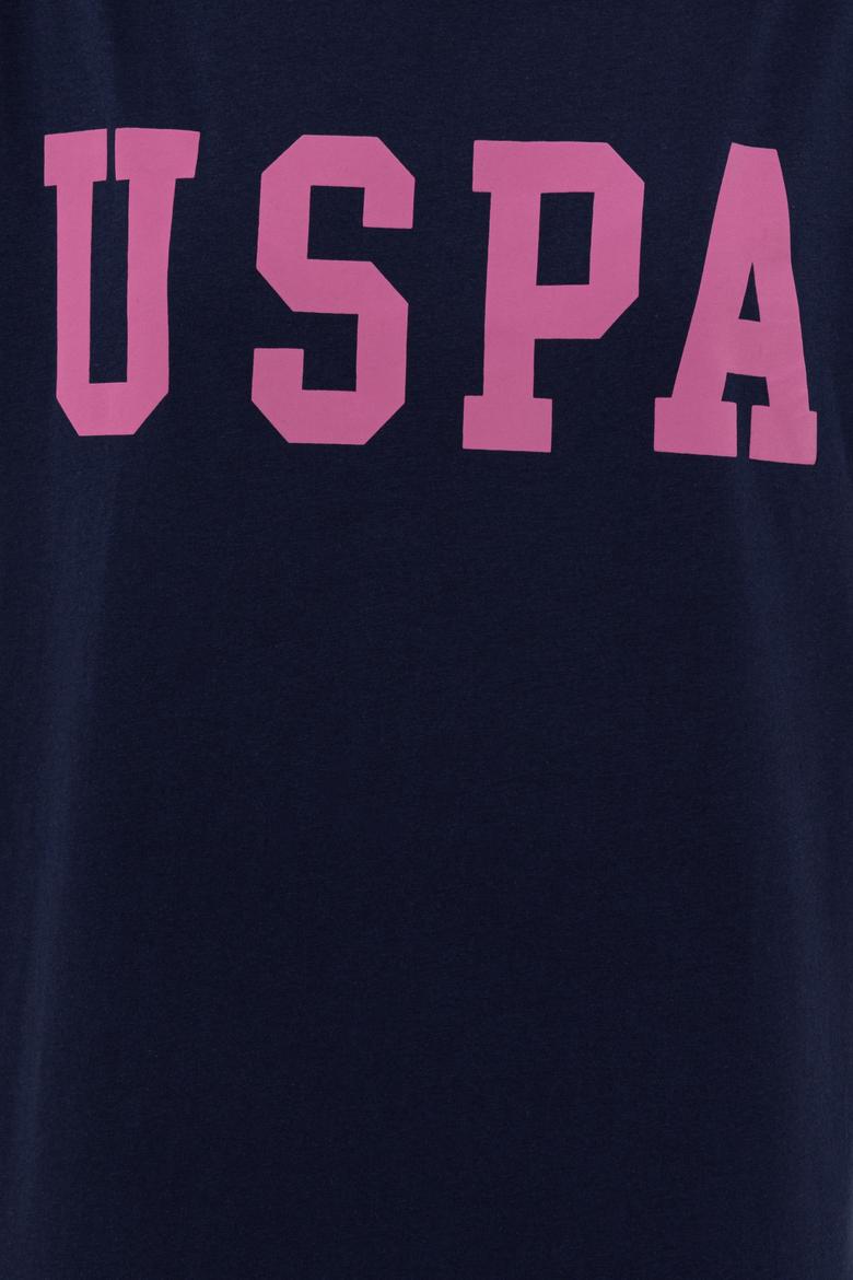 Kadın Lacivert Bisiklet Yaka Tişört - 50249001022