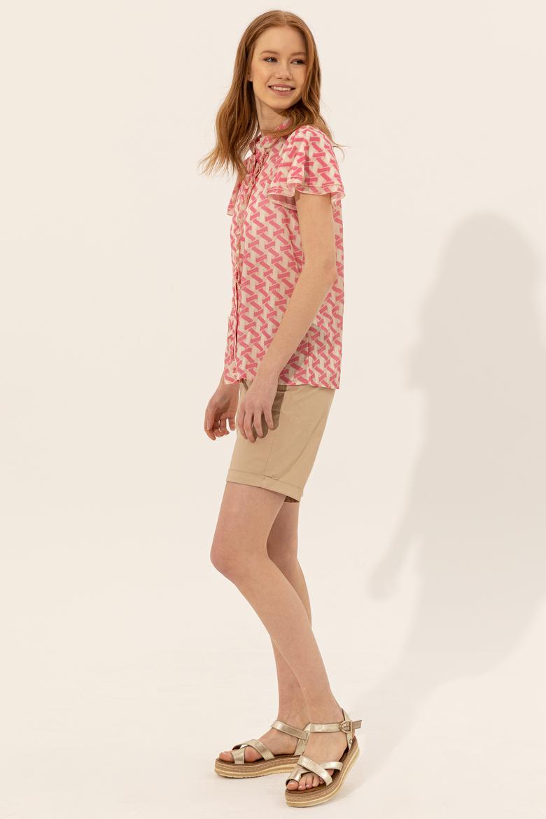 Kadın Kum Dokuma Şort - 50246039022