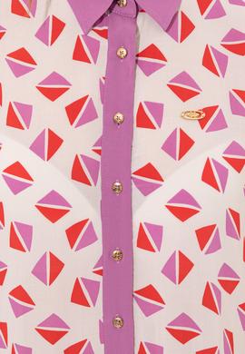 Kadın Menekşe Uzun Kollu Gömlek - 50246758022