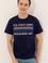 Erkek Lacivert Bisiklet Yaka T-Shirt