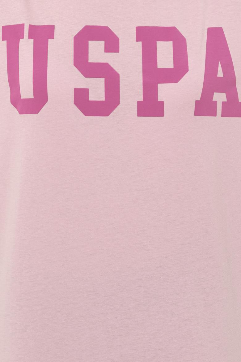 Kadın Manolya Bisiklet Yaka Tişört - 50249001071