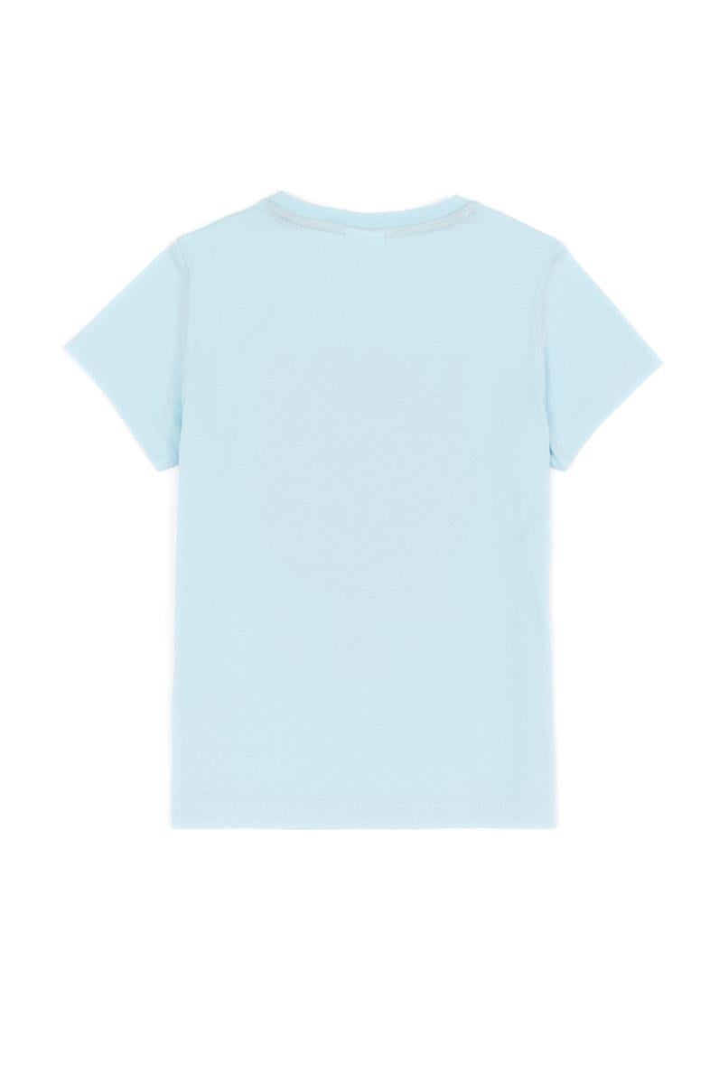 Çocuk Mavi Bisiklet Yaka Tişört