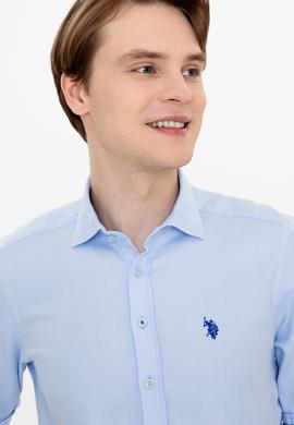 Erkek Açık Mavi Uzun Kollu Gömlek - 50246354003