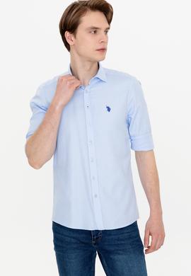 Erkek Açık Mavi Uzun Kollu Gömlek - 50246354003