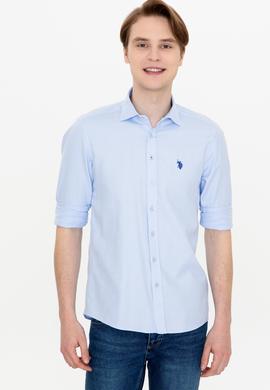 Erkek Açık Mavi Uzun Kollu Gömlek - 50246354003