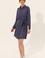 Kadın Lacivert Dokuma Elbise