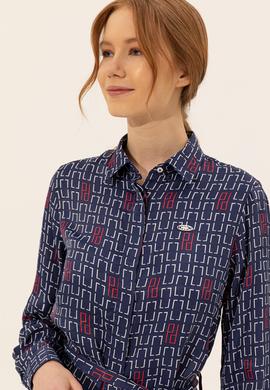 Kadın Lacivert Dokuma Elbise - 50246868008