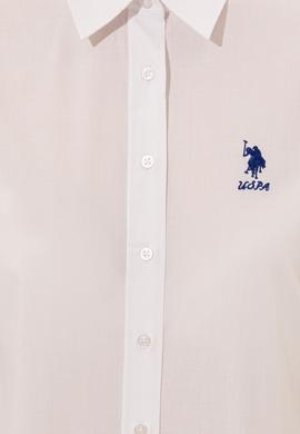 Kadın Beyaz Uzun Kollu Gömlek - 50247284026