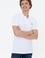 Erkek Beyaz Basic Polo Yaka Tişört