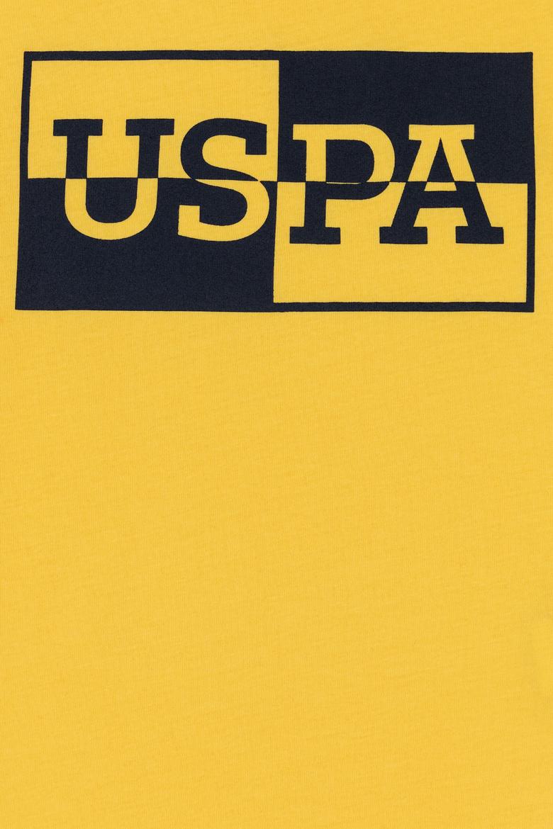 Çocuk Açık Sarı Bisiklet Yaka Tişört - 50247351036