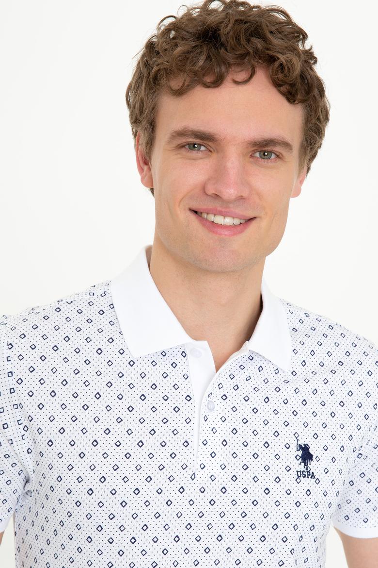 Erkek Beyaz Polo Yaka Tişört - 50248938004