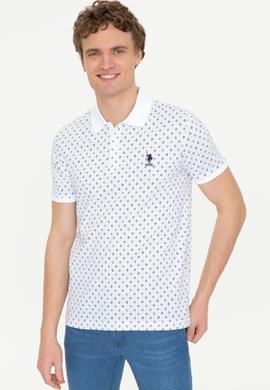 Erkek Beyaz Polo Yaka Tişört - 50248938004