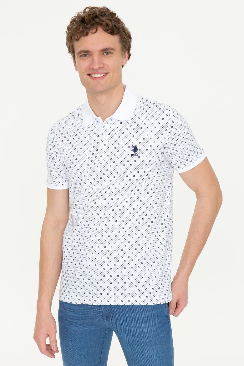 Erkek Beyaz Polo Yaka Tişört - 50248938004