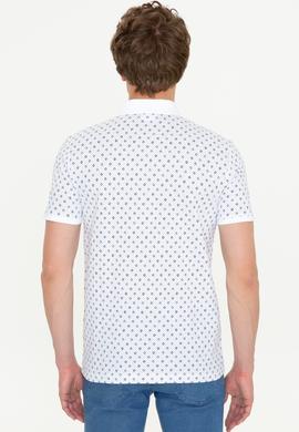 Erkek Beyaz Polo Yaka Tişört - 50248938004