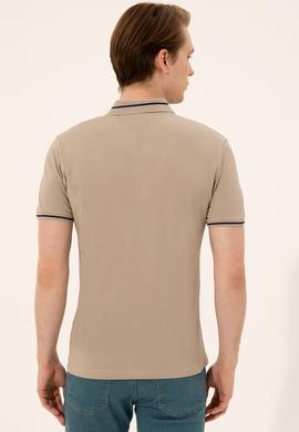 Erkek Haki Basic Tişört - 50247371081