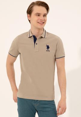 Erkek Haki Basic Tişört - 50247371081