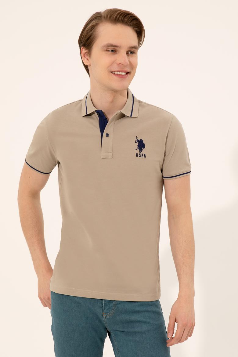 Erkek Haki Basic Tişört - 50247371081