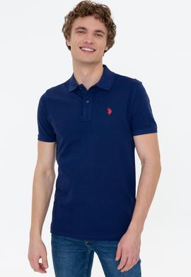 Erkek Lacivert Basic Polo Yaka Tişört - 50249149110