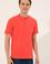 Erkek Kırmızı Hakim Yaka T-Shirt