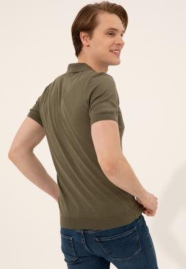 Erkek Haki Triko Kazak - 50254495001