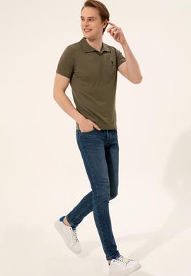 Erkek Haki Triko Kazak - 50254495001