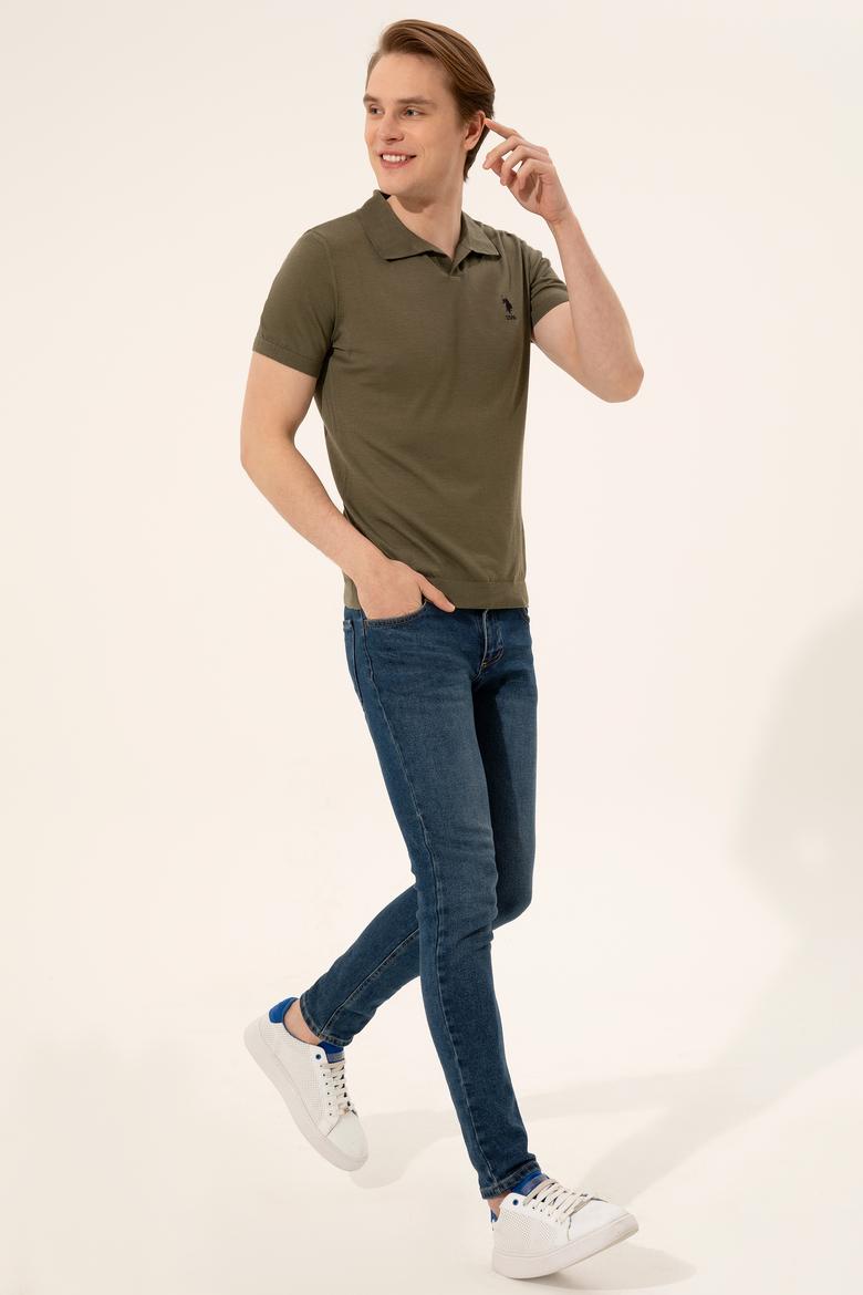 Erkek Haki Triko Kazak - 50254495001