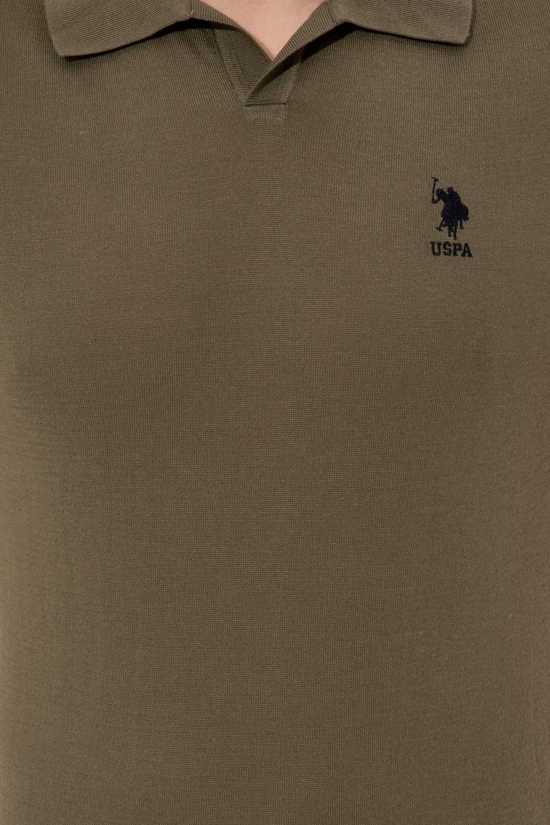 Erkek Haki Triko Kazak - 50254495001