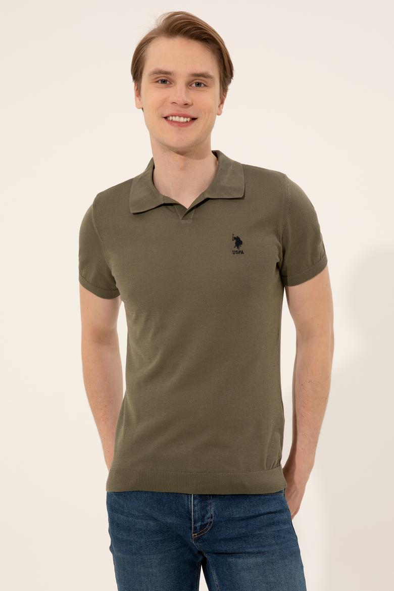 Erkek Haki Triko Kazak - 50254495001