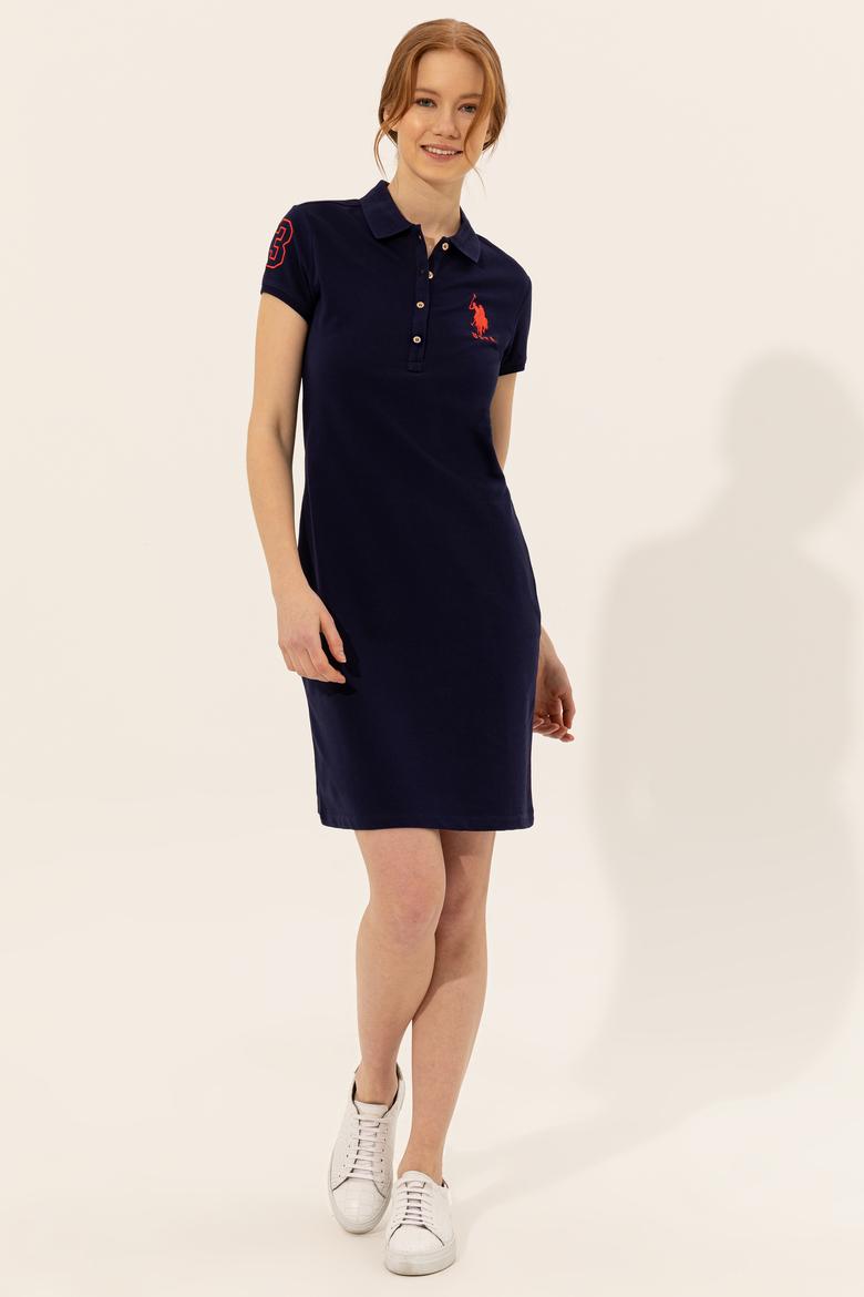 Kadın Lacivert Örme Elbise