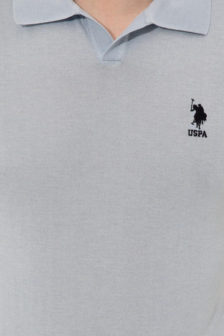 Erkek Açık Mavi Triko Kazak - 50254495059