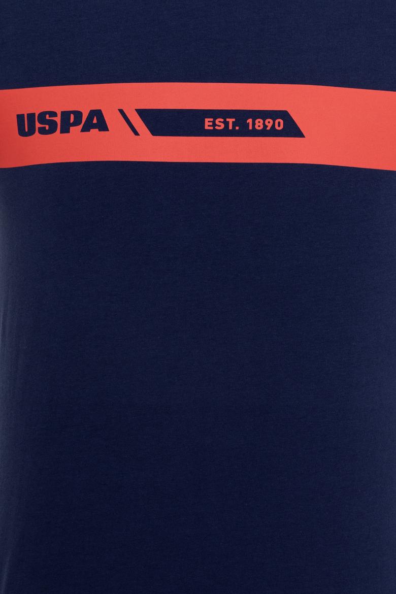 Erkek Lacivert Bisiklet Yaka Tişört - 50247327013