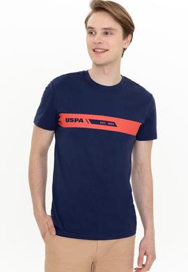 Erkek Lacivert Bisiklet Yaka Tişört - 50247327013